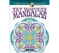 Creative Haven Art Nouveau Mandalas Coloring Book