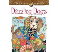 Creative Haven Dazzling Dogs Coloring Book
