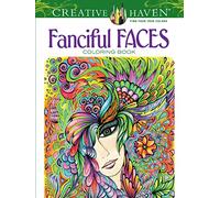 Creative Haven Fanciful Faces Coloring Book