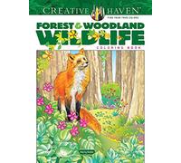 Creative Haven Forest & Woodland Wildlife Coloring Book