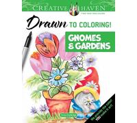 Creative Haven Gardens & Gnomes: Draw the Lines!: Draw the Lines!