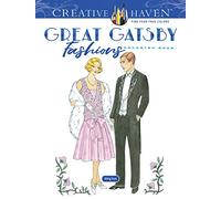 Creative Haven Great Gatsby Fashions Coloring Book