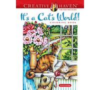 Creative Haven It's a Cat's World! Coloring Book