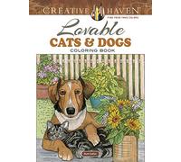 Creative Haven Lovable Cats and Dogs Coloring Book