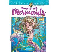 Creative Haven Magnificent Mermaids Coloring Book