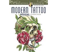 Creative Haven Modern Tattoo Designs Coloring Book