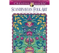 Creative Haven Scandinavian Folk Art Coloring Book