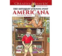 Creative Haven The Saturday Evening Post Americana Coloring Book