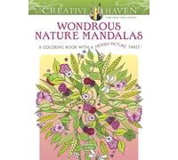 Creative Haven Wondrous Nature Mandalas: A Coloring Book with a Hidden Picture Twist