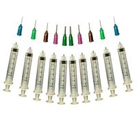 Creative Hobbies Creative HobbiesÃ‚® Glue Applicator Syringe for Flatback Rhinestones & Hobby Crafts, 5 Ml with Assorted Gauges of Precision Tips - Value by