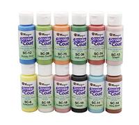 Creative Hobbies - Kit de esmaltes Mayco Stroke and Coat para cerámica, 12 botes surtidos de 60 ml con libro de iniciación al pintado de cerámica (idioma español no garantizado).