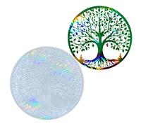 Creative Holographics Tree Silicone para resina única y arte de pared, bandeja de joyería tradicional
