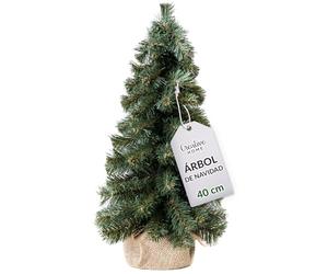 Creative Home Árbol de Navidad Artificial | Tamaño 40 cm Pequeño Miniatura | Cono Pino | para Mesa Escritorio Oficina | Interior Exterior | Regalo Decoración Personalizada Navideña