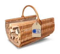 Creative Home Cesta de Mimbre para Almacenar Leña 60x45x50cm (+/-2cm)