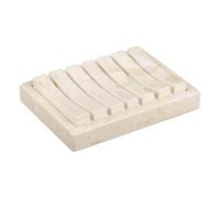 Creative Home Champán Mármol 2 pc Jabonera Colección SPA, Beige