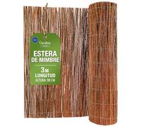 Creative Home Estera de Mimbre 90 x 300 cm | Valla de Privacidad Natural para Jardín Balcón y Terraza | Pantalla de Ocultación Resistente contra Sol y Viento | Cercado Separador Espacio Decorativo