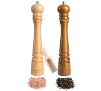 Creative Home Molinillos Grandes de Sal y Pimienta de Madera