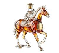 Creative Horse-Shaped Whiskey Decanter,Novelty Animal Shaped Liquor Bottle with Airtight Stopper,Personalized Glass Liquor Dispenser,Decorative Home Bar Centerpiece,Horse Lovers Gift