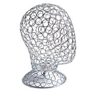 Creative Iron Art - Soporte para pelucas, cabeza de maniquí, soporte hueco para sombreros de hierro adecuado para exhibir pelucas, sombreros y accesorios