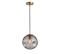 Creative irregular de vidrio esférico colgante ligero posmoderno suspensión nórdica iluminación lámpara lámpara colgante de techo para sala de estar Barra de corredor del dormitorio, E27 20 cm de diám