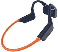 CREATIVE Auriculares inalámbricos a Prueba de Agua de conducción ósea con transductores Ajustables Outlier Free Pro+, MP3 Integrado de 8 GB, hasta 10 Horas de duración de la batería (Azul y Naranja)