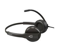 Creative HS-230 - Auriculares intrauditivos USB de 3,5 mm con micrófono con cancelación de Ruido, Control de Volumen y Silencio, conectar y Usar para videollamadas