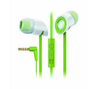 Creative Labs MA350 Auricular Binaural Alámbrico Verde Auriculares para móvil - Auriculares y micrófono (con Cable, Dentro de oído, Binaural, Intraaural, 6-23000 Hz, Vert)