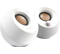 Creative Labs Pebble 4.4W blanco altavoz - Altavoces (2.0 canales, Alámbrico, 3,5 mm, 4,4 W, 100 - 17000 Hz, blanco)