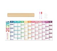 Creative Layout 2026 Calendario de escritorio Planificador resistente para gestión de proyectos Organización familiar Estudiantes Maestros Jumbos Planificador anual Escuela