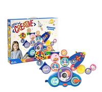 Creative Learning Building Blocks, Electric Gear Construction Set, Educational Building Set for Family Play & Classroom (Aerospace)