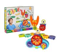 Creative Learning Building Blocks, Electric Gear Construction Set, Educational Building Set for Family Play & Classroom (Dinosaurs)