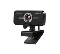 CREATIVE Live! CAM Sync 1080p V2 30fps, Full HD ángulo Amplio, Webcam USB con Micro, Tapa de privacidad para PC, Video Llamadas, para Zoom, Skype