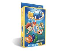 Creative Live Games Go Fish | Juego de Mesa Familiar de Memoria y Atención | Cartas Infantiles con Roles Especiales y Personajes | Set de Cartulina Premium con 56 Unidades | De 2 a 8 Jugadores