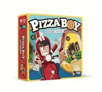 Creative Live Games Pizza Boy City Mission - Juego de Mesa para niños y familias | Reparto de Pizzas, construcción de pizzerías y Estrategia | Motos 3D, Dados, misiones y Tablero Interactivo