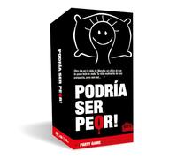 Creative Live Games Podría Ser Peor Juego Mesa Humor Negro | Narrativa Sarcástica con 330 Cartas XL para Situaciones Hilarantes | Kit Baraja Temática de Estrategia Destinado a Fiestas