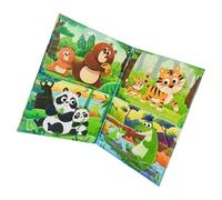 Creative Magnetic Puzzle - Libro de actividades, rompecabezas de aprendizaje STEM, juguete de habilidades cognitivas, juego de manos en juego | Compact Travel for Children, Kids Birthday, Car Ride