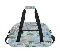 Creative Marble Kids Duffel Bags for Girls Boys, Dinosaur Print Marbl Overnight Weekender Travel Bag 24L Sport Gym Duffel Bag Practice Tote Carry Bag, color, 24 L, Organizador de bolsas