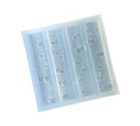 Creative Nails Art - Silicona para crear patrones fácilmente, materiales suaves que se adaptan a varias formas y longitudes, herramienta de arte corporal