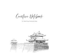 creative notebook: A Minimal Creative Notebook with blank pages for Ideas, Notes, sketches, and Free Expression