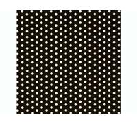 Creative Party- Black Polka Dot 3-Ply Lunch Paper Napkins-20 Pcs Servilletas de papel de 3 capas de lunares - 20 piezas, Color negro (PJ379209)