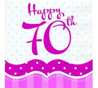 Creative Party PC014DI - Servilletas para almuerzo, color rosa