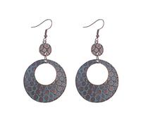 Creative Pattern Geometric Irregular Round Earrings, European & American Style, One Size, Acetato, Sin gemas.