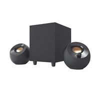Creative Pebble Plus 8 W Negro 2.1 Canales | Altavoces 2.1, audio USB, subwoofer, graves profundos, campo lejano, altavoces de escritorio, audio para PC