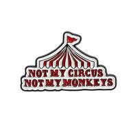 Creative Personality Circus Tent Leple Pin Professional Character Broche Pin Pin Versátil Collar Traje Pecho Accesorio Joyería Regalo