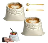 Creative Personality Handcrafted Ceramic Cup,Unique Funny 16oz Large Coffee Mug,Multifunctiona Art Coffee Mug for Home Office Desk Decoration