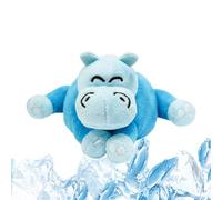 Creative Plush Animal Ice Bag with Elephant Lion Hippo Designs, Soft Cooling Pack for Kids, Reusable Zoo Animal Ice Storage Doll for Boys and Girls, Fun and Functional Plush Toy for Hot Weather