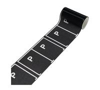 Creative Road Building Tape Parkplatz Hier ist sicher ein Produkttitel für die Auflistung von Straße Black Track Car Dollhouse Miniatur Dekor Rückständefrei A