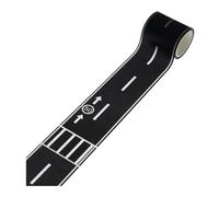 Creative Road Building Tape Parkplatz Hier ist sicher ein Produkttitel für die Auflistung von Straße Black Track Car Dollhouse Miniatur Dekor Rückständefrei B