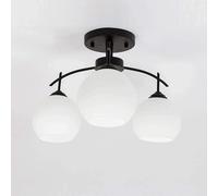 Creative 's Minimalist Chandelier Nordic Village Bedroom Ceiling Lamp Industrial Living Room Pendant Home Decor Lamp(Warm Light)