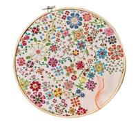 Creative Sewing Kit - Embroidery Pattern Set for Adults | Arts Crafts Handmade Floral Design, Holiday Festival Project, Quilting Accessory, Christmas Stocking Stuffer, Unisex Gift for Beginners